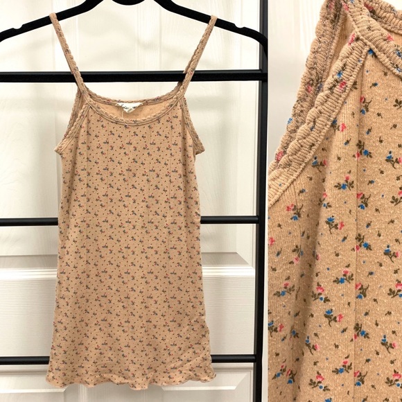 Heritage 1981 Tops - 3/$15 Floral Tan Cami